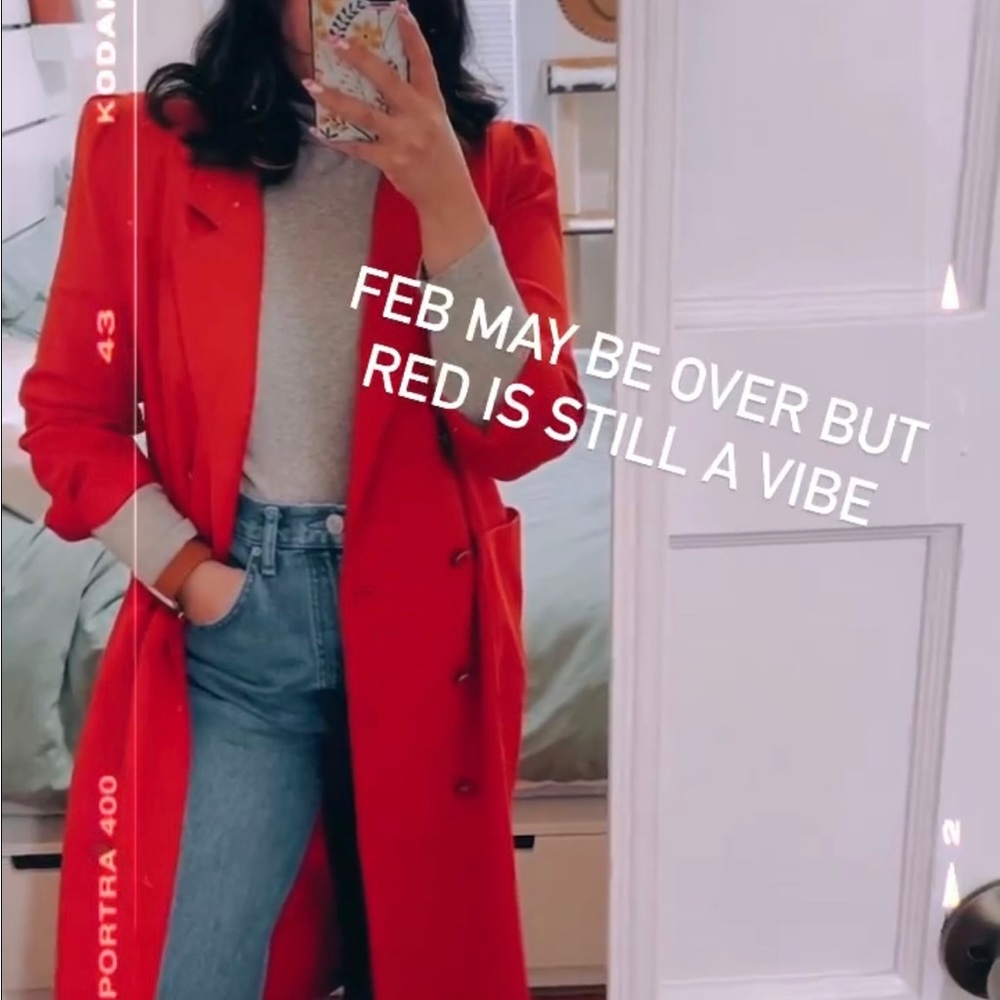 Vintage red coat